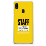 Θήκη Back Cover Samsung Galaxy A20e Staff