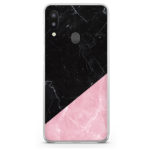 Θήκη Back Cover Samsung Galaxy A40 Marble Black Pink