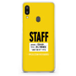 Θήκη Back Cover Samsung Galaxy A40 Staff