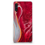 Θήκη Back Cover Samsung Galaxy A50 / A30s / A50s Marble Red