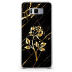 Θήκη Back Cover Samsung Galaxy S8 Plus Marble Flower Gold