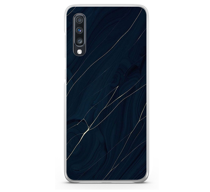 Θήκη Back Cover Samsung Galaxy Α70 Marble Blue