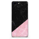 Θήκη Back Cover Apple iPhone 7 Plus / 8 Plus Marble Black Pink