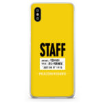 Θήκη Back Cover Apple iPhone Xs Max Staff