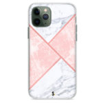Θήκη Back Cover Apple iPhone 11 Pro Max Marble Pink White