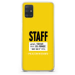 Θήκη Back Cover Samsung Galaxy A51 Staff