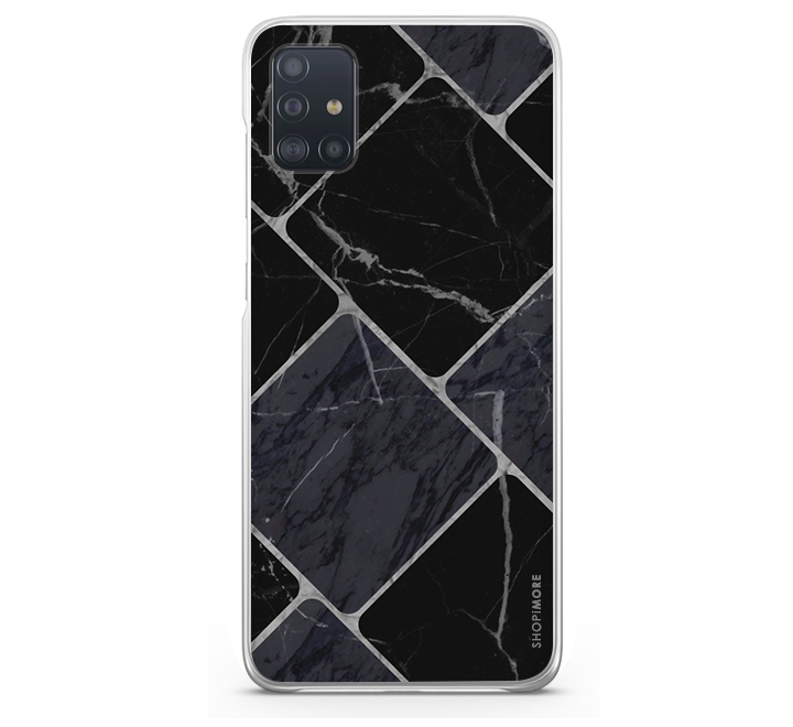 Θήκη Back Cover Samsung Galaxy A71 Marble Black B