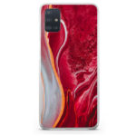 Θήκη Back Cover Samsung Galaxy A71 Marble Red
