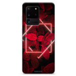 Θήκη Back Cover Samsung Galaxy S20 Ultra Neon Red Leaves