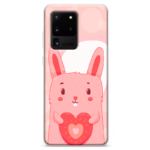 Θήκη Back Cover Samsung Galaxy S20 ULTRA Pink Rabbit Valentine