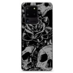 Θήκη Back Cover Samsung Galaxy S20 ULTRA Skull Black D2