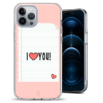 Θήκη Back Cover Apple iPhone 12 Pro Max Valentine i Love you