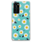 Θήκη Back Cover Huawei P40 Daisy Τυρκουάζ