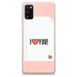 Θήκη Back Cover Samsung Galaxy A41 Valentine I Love you