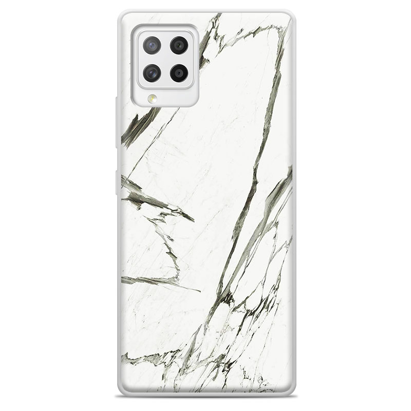 Θήκη Back Cover Samsung Galaxy A42 Marble White D2