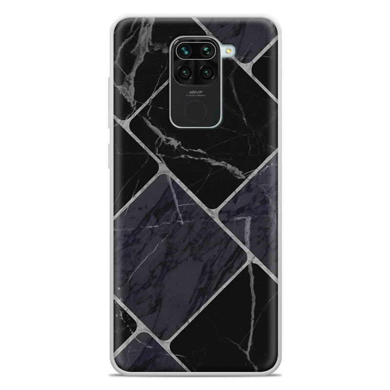 Θήκη Back Cover Xiaomi Redmi Note 9 Marble Black B