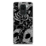 Θήκη Back Cover Xiaomi Redmi Note 9 Skull Black D2