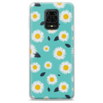Θήκη Back Cover Xiaomi Redmi Note 9S / 9 Pro / 9 Pro Max Daisy Τιρκουάζ