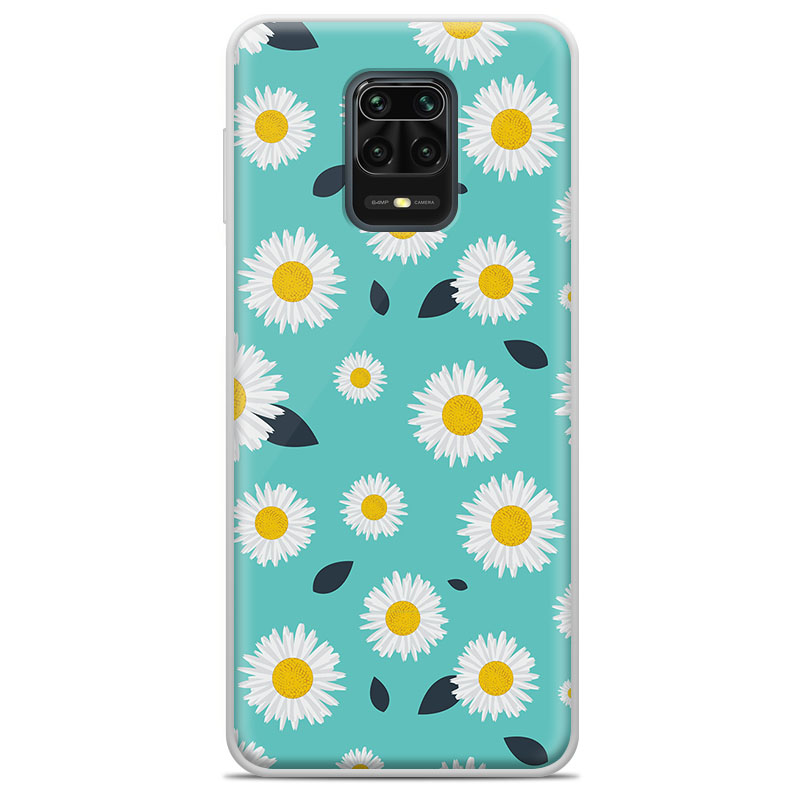 Θήκη Back Cover Xiaomi Redmi Note 9S / 9 Pro / 9 Pro Max Daisy Τιρκουάζ