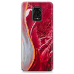 Θήκη Back Cover Xiaomi Redmi Note 9S / 9 Pro / 9 Pro Max Marble Red