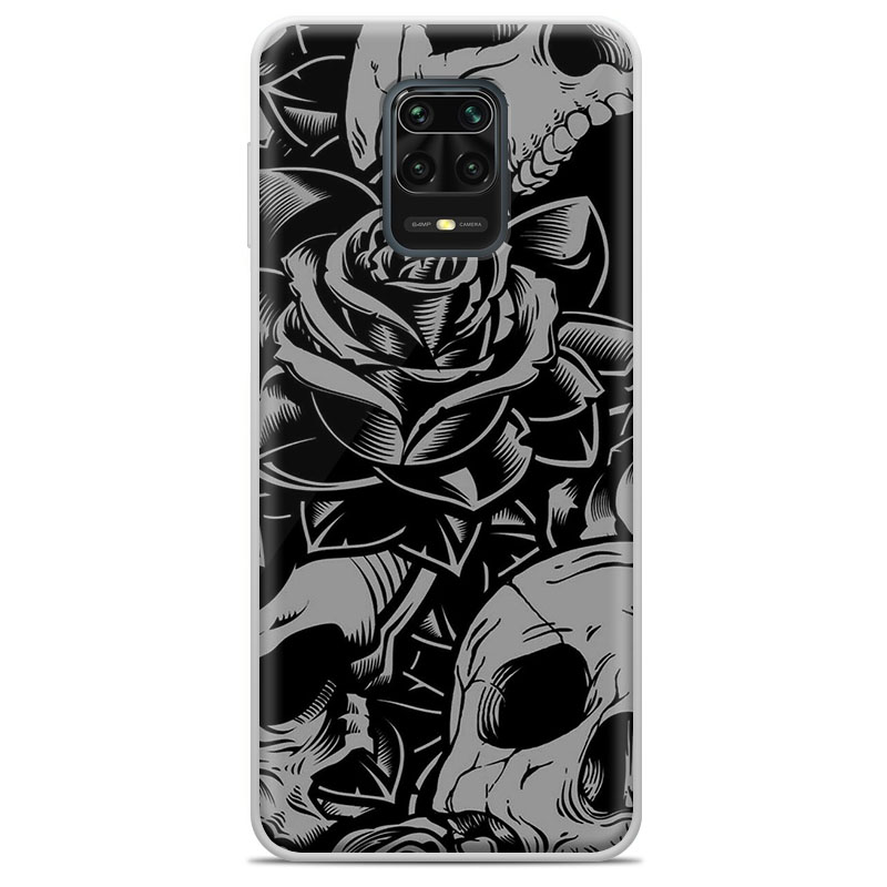 Θήκη Back Cover Xiaomi Redmi Note 9S / 9 Pro / 9 Pro Max Skull Black D2