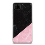 Θήκη Back Cover Huawei Y5p Marble Black Pink