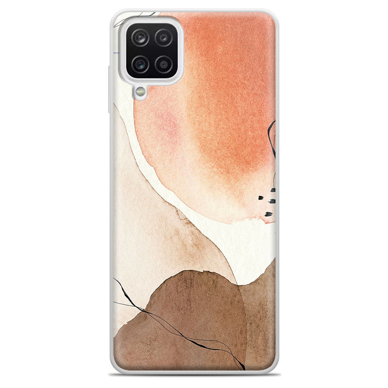 Θήκη Back Cover Samsung Galaxy A12 / M12 Watercolor Marble - Image 2