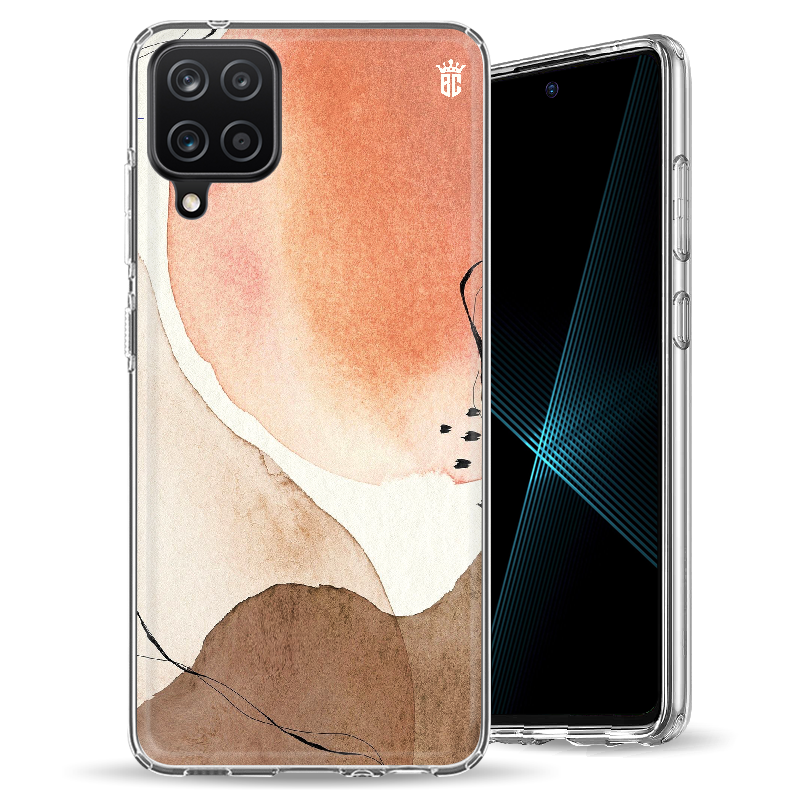 Θήκη Back Cover Samsung Galaxy A12 / M12 Watercolor Marble
