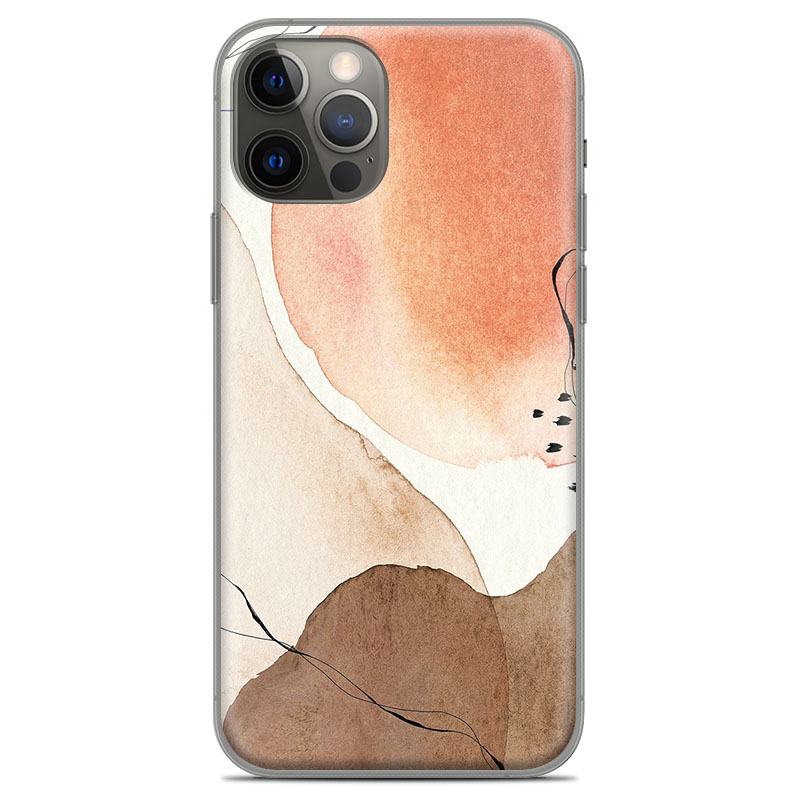 Θήκη Back Cover Apple iphone 12 / 12 Pro Watercolor Marble - Image 2