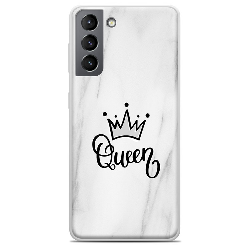 Θήκη Back Cover Samsung Galaxy S21 White Queen - Image 2