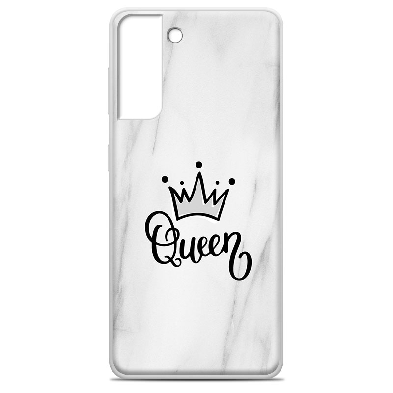 Θήκη Back Cover Samsung Galaxy S21 White Queen - Image 3