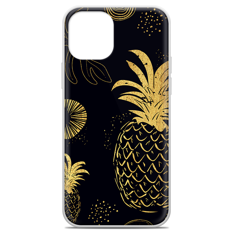Θήκη Back Cover Apple iphone 12 Pro Max Pineapple Black Gold - Image 3