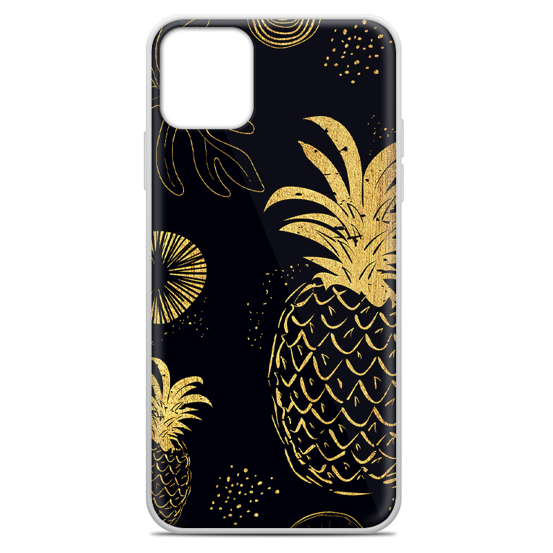 Θήκη Back Cover Apple iphone 11 Pro Max Pineapple Black Gold - Image 3