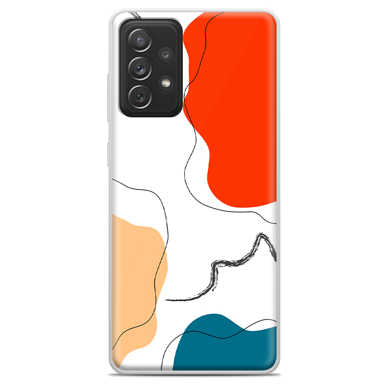Θήκη Back Cover Samsung Galaxy A52 Color Lines - Image 2