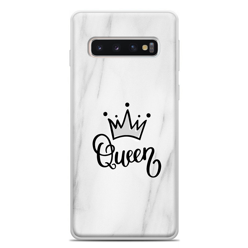 Θήκη Back Cover Samsung Galaxy S10 Plus White Queen