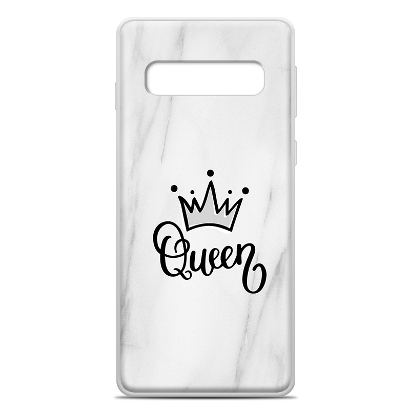 Θήκη Back Cover Samsung Galaxy S10 Plus White Queen - Image 3