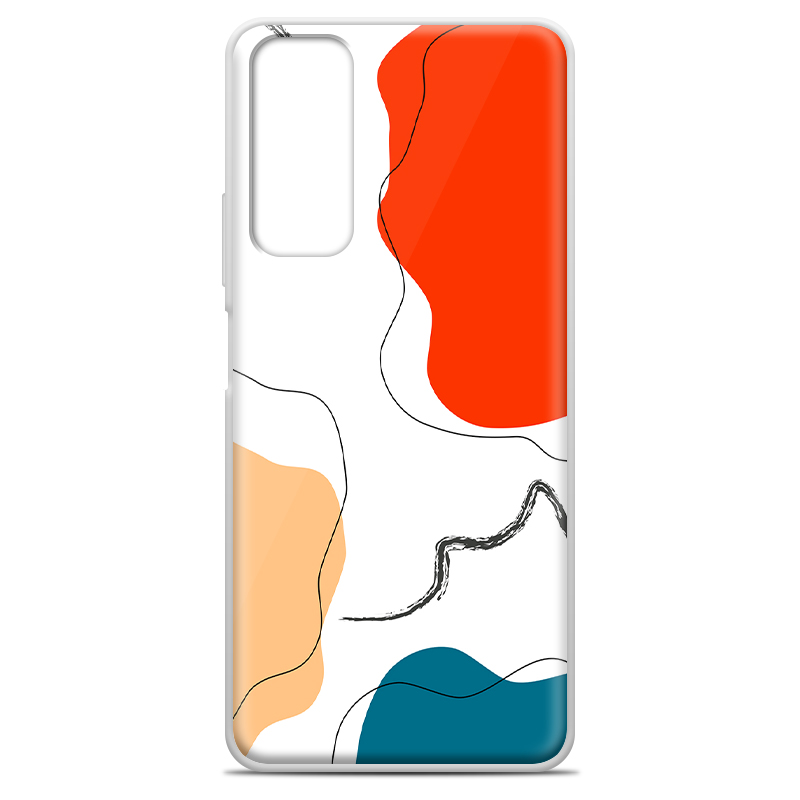 Θήκη Back Cover Huawei P Smart 2021 Color Lines - Image 3