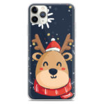 Θήκη Back Cover Apple iPhone 11 Pro Christmas Deer Μπλε