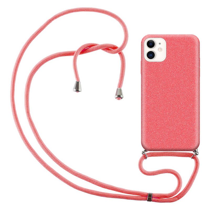 Θήκη με Λουράκι Λαιμού Stardust Apple iphone 11 Ρόζ - Image 2