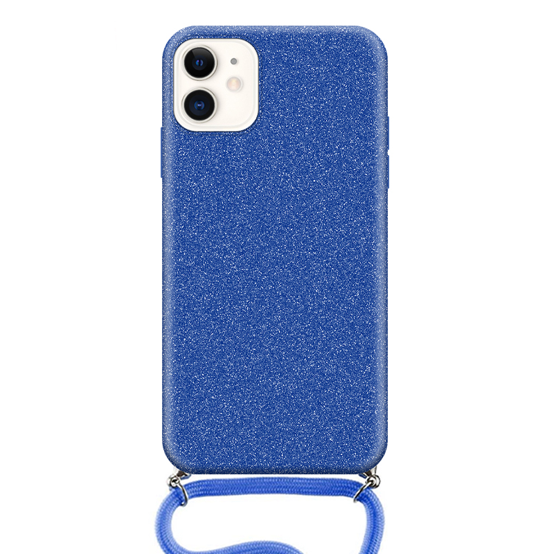 Θήκη με Λουράκι Λαιμού Stardust Apple iphone 11 Μπλέ