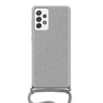 Θήκη με Λουράκι Λαιμού Stardust Samsung Galaxy A72  Ασημί