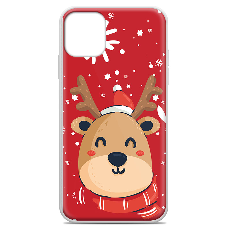 Θήκη Back Cover Apple iPhone 11 Christmas Deer Κόκκινο - Image 3