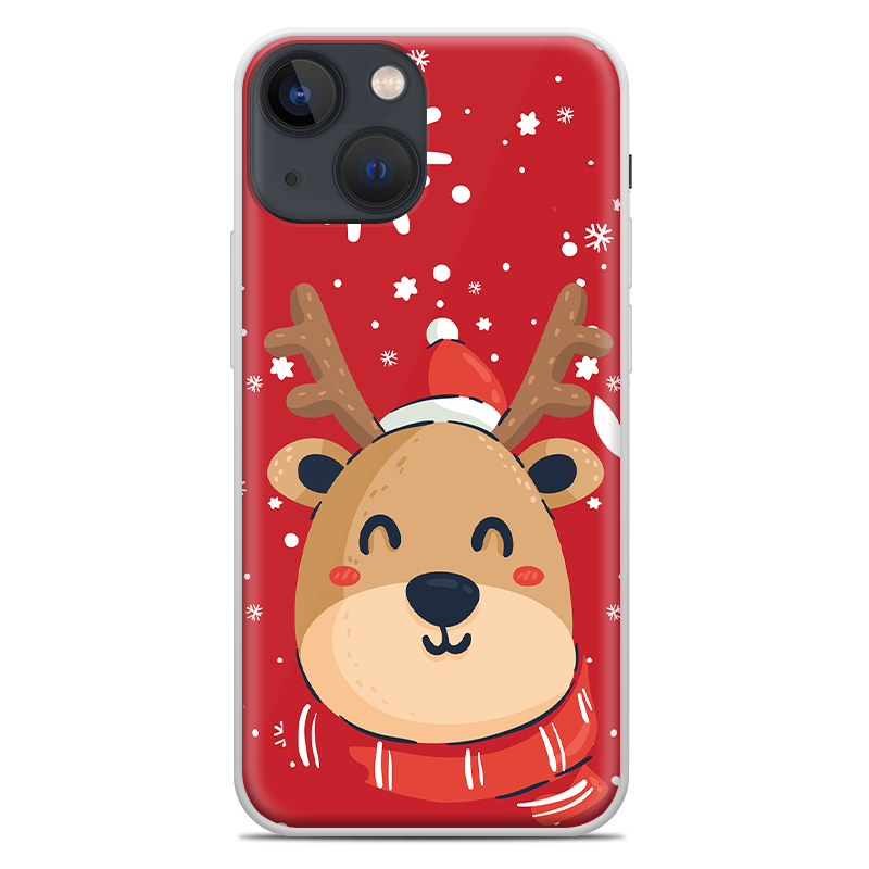 Θήκη Back Cover Apple iPhone 13 Mini Christmas Deer Κόκκινο - Image 2