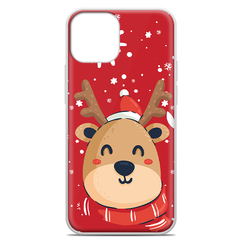 Θήκη Back Cover Apple iPhone 13 Mini Christmas Deer Κόκκινο - Image 3