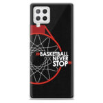 Θήκη Back Cover Samsung Galaxy A42 Basketball Never Stop