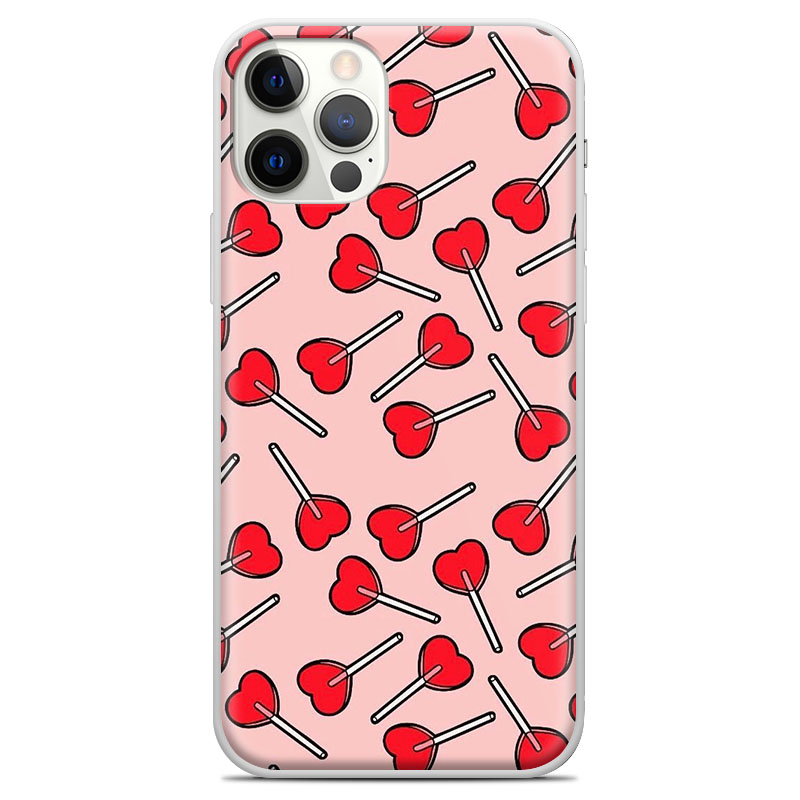 Θήκη Back Cover Apple iphone 12 / 12 Pro Valentine Heart Lollipop