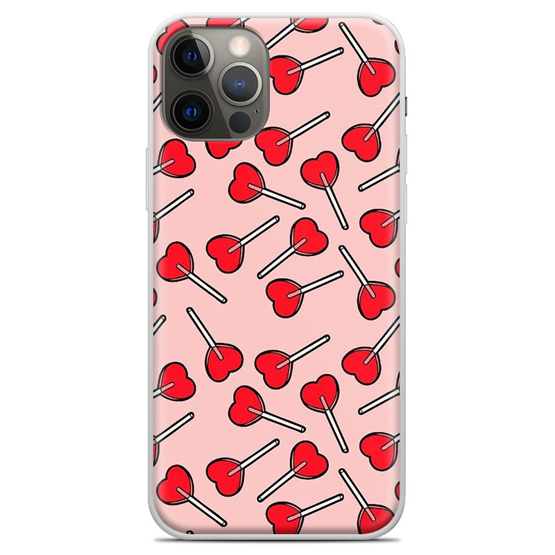 Θήκη Back Cover Apple iphone 12 / 12 Pro Valentine Heart Lollipop - Image 2