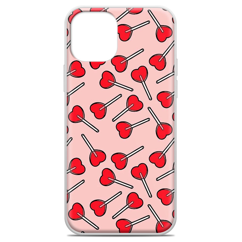 Θήκη Back Cover Apple iphone 12 / 12 Pro Valentine Heart Lollipop - Image 3