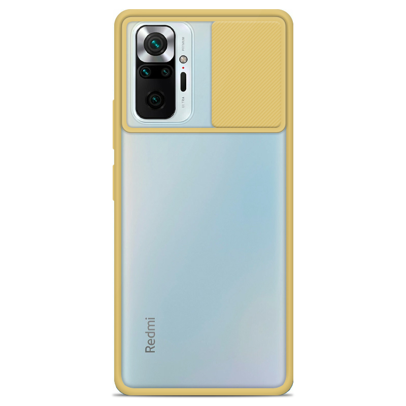 Θήκη TPU CamShield Xiaomi Redmi Note 10 Pro / 10 Pro Max Κίτρινη