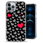Θήκη Back Cover Apple iphone 12 Pro Max Valentine Heart Grey